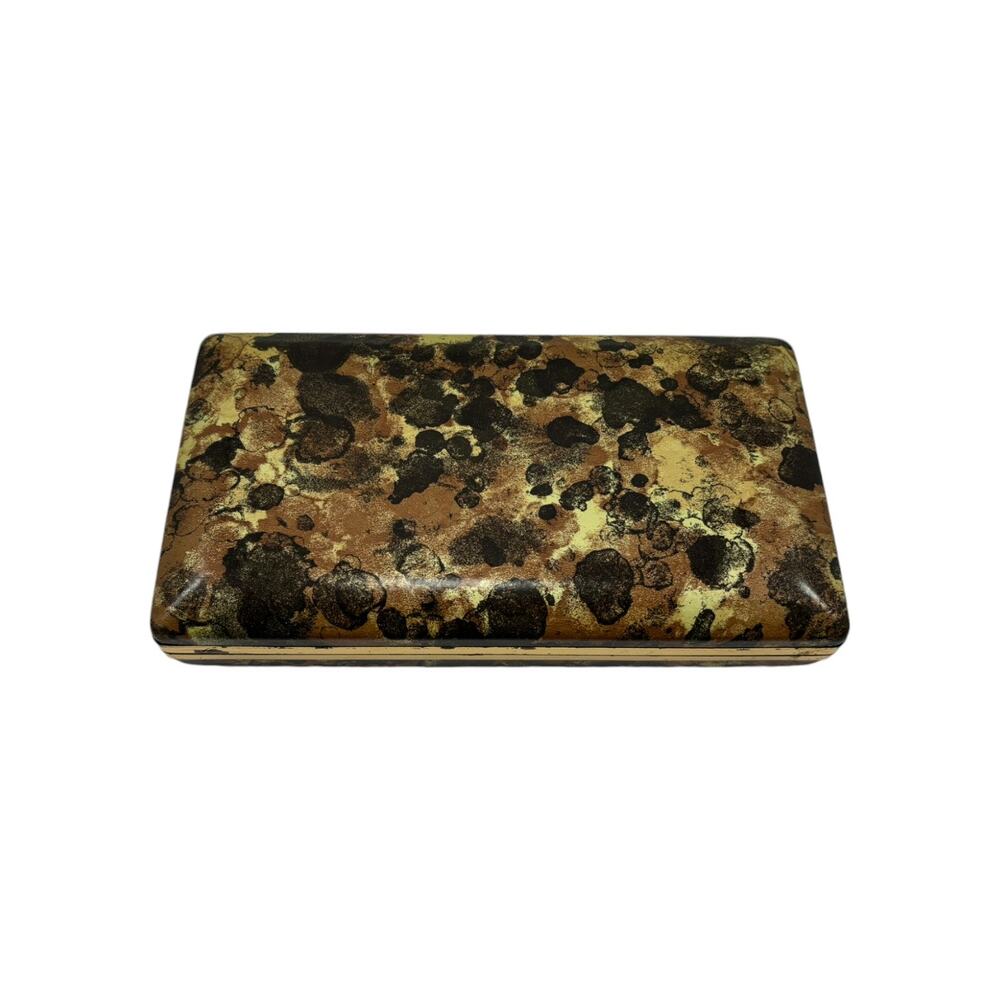 1960s MELE Jewelry Case Travel Box Clamshell